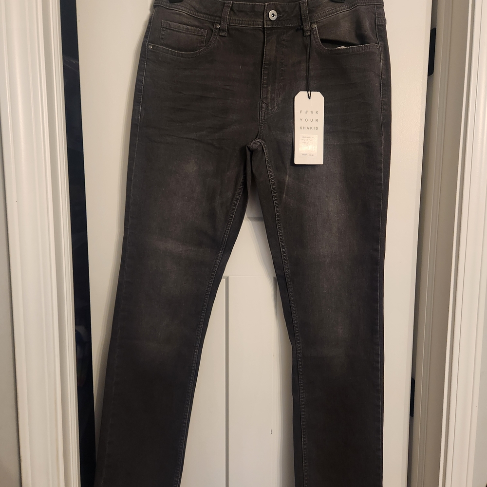 Men's Charcoal Slim Jeans